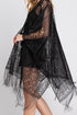 Bay Breeze Black Lace Kimono
