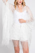 Bay Breeze White Lace Kimono