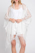 Bay Breeze White Lace Kimono
