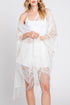 Bay Breeze White Lace Kimono