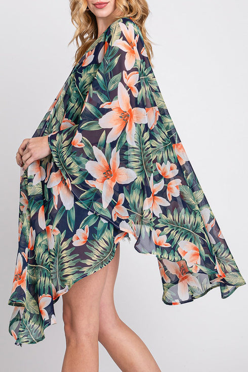 Island Edit Navy Kimono