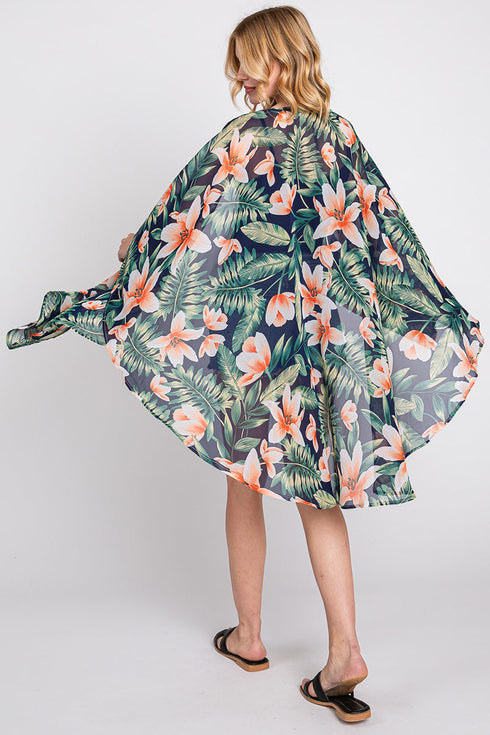 Island Edit Navy Kimono