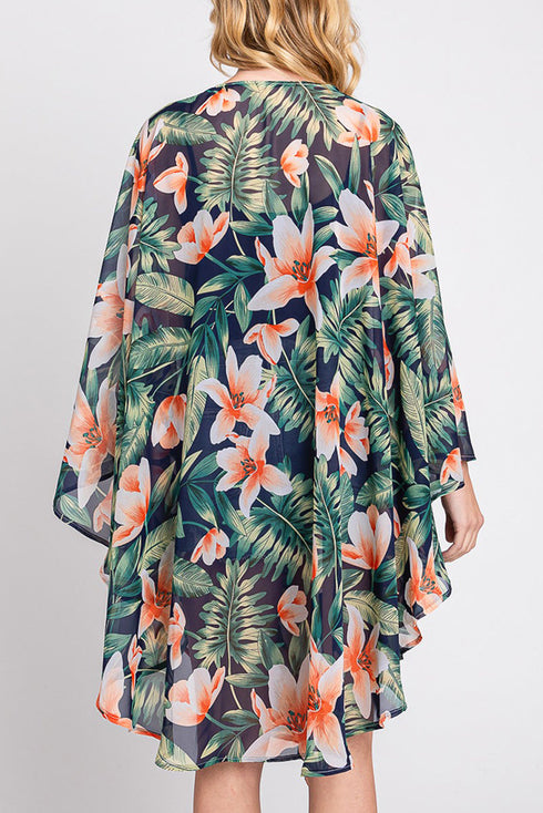 Island Edit Navy Kimono