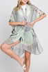 Balmy Breeze Green Kimono