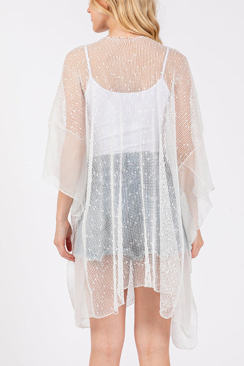 Summer Breeze White Kimono