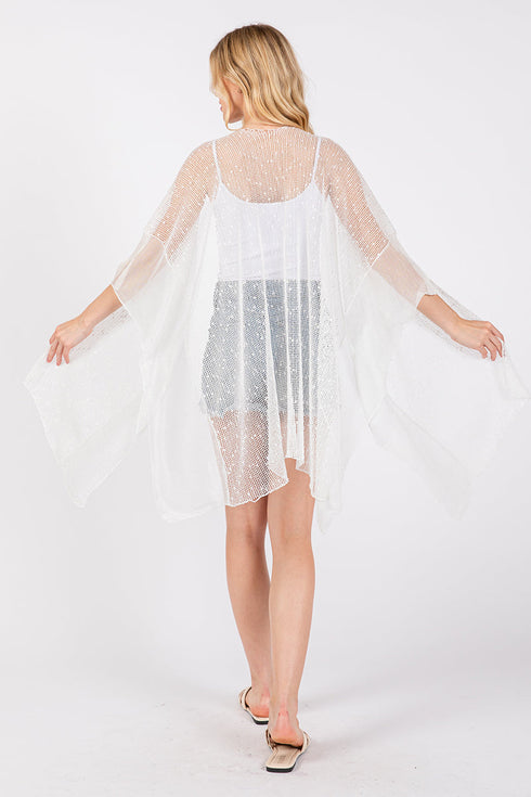Summer Breeze White Kimono