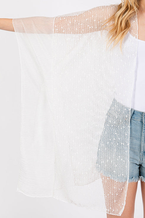 Summer Breeze White Kimono