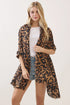 Spotted Status Brown Leopard Long Scarf