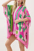 Poetry In Motion Pink and Green Kimono