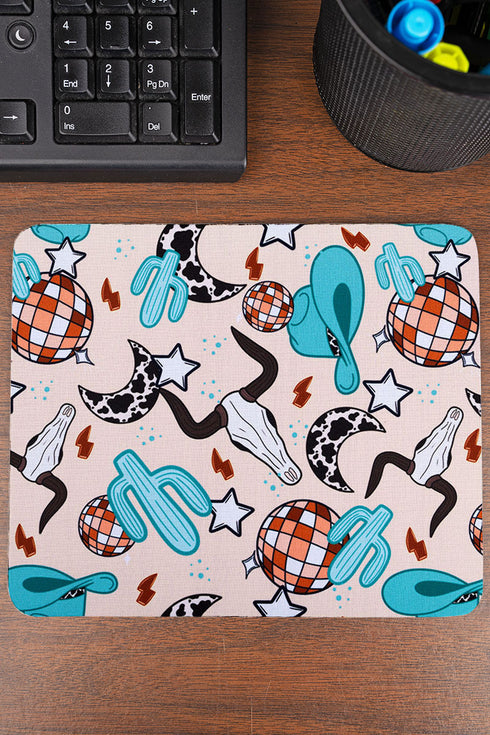 Desert Disco Square Mousepad