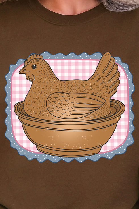 Hen & Home Ecosmart Crewneck Sweatshirt