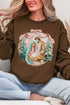 The Painted Baby Jesus Coquette Ecosmart Crewneck Sweatshirt