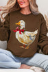 The Painted Goose Coquette Ecosmart Crewneck Sweatshirt