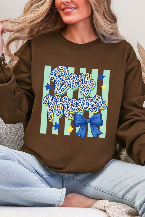 Wild Ones Boy Mama Ecosmart Crewneck Sweatshirt