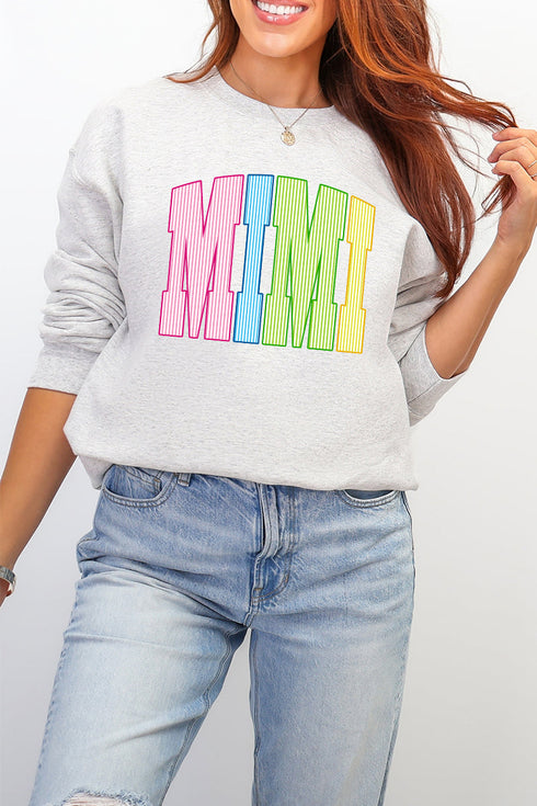 Color Me Loved Mimi Ecosmart Crewneck Sweatshirt