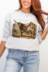 Desert Monarch Longhorn Ecosmart Crewneck Sweatshirt