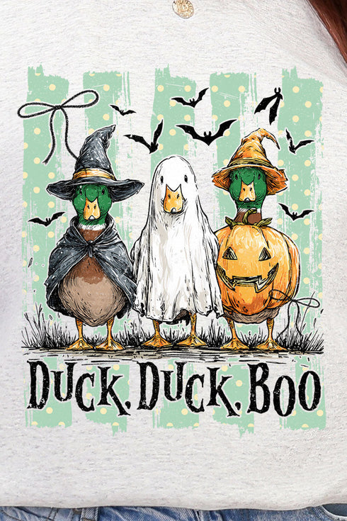 Duck, Duck, Boo Ecosmart Crewneck Sweatshirt