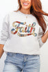 Faith Sewn Sweet Ecosmart Crewneck Sweatshirt