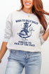 Forced To Pick Up The Pace Ecosmart Crewneck Sweatshirt