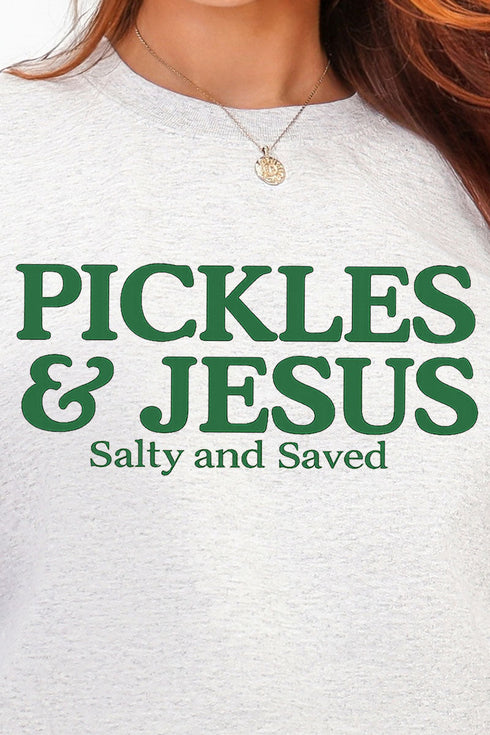 Pickles & Jesus Ecosmart Crewneck Sweatshirt