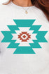 Punchy Aztec Ecosmart Crewneck Sweatshirt