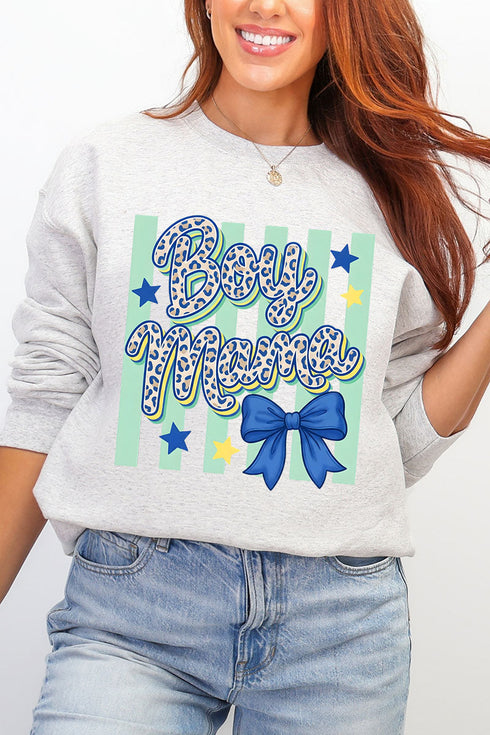 Wild Ones Boy Mama Ecosmart Crewneck Sweatshirt