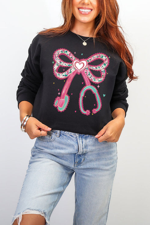 Blush Beats Ecosmart Crewneck Sweatshirt