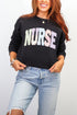 Soft Stitch Nurse Ecosmart Crewneck Sweatshirt