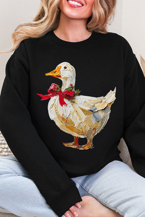 The Painted Goose Coquette Ecosmart Crewneck Sweatshirt