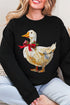 The Painted Goose Coquette Ecosmart Crewneck Sweatshirt