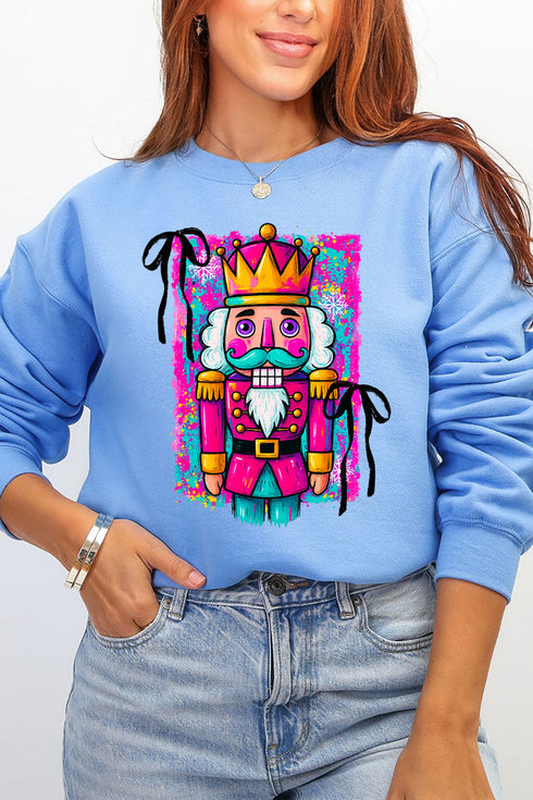 Neon Nutcracker Ecosmart Crewneck Sweatshirt