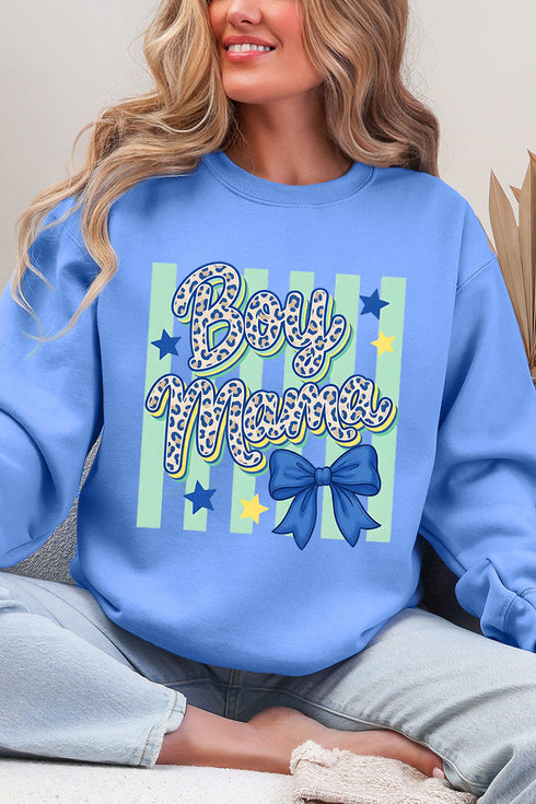 Wild Ones Boy Mama Ecosmart Crewneck Sweatshirt