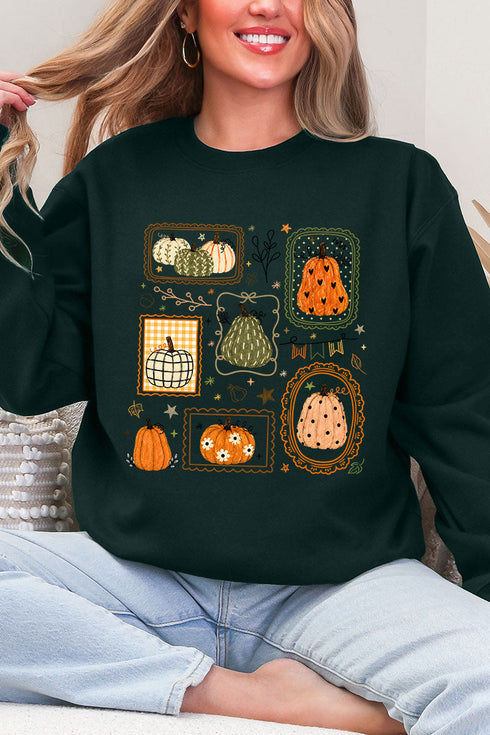 Lovely Gourd Doodles Ecosmart Crewneck Sweatshirt