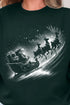 Vintage Santa Sleigh Ecosmart Crewneck Sweatshirt
