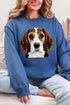 Faux Yarn Beagle Ecosmart Crewneck Sweatshirt