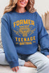 Former Teenage Dirtbag Ecosmart Crewneck Sweatshirt