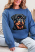 Faux Yarn Rottweiler Ecosmart Crewneck Sweatshirt