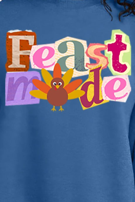 Turkey Feast Mode Ecosmart Crewneck Sweatshirt