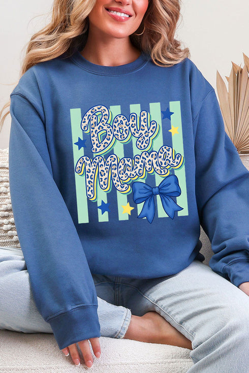 Wild Ones Boy Mama Ecosmart Crewneck Sweatshirt