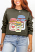 Side Bows Sweet Country Preserves Ecosmart Crewneck Sweatshirt