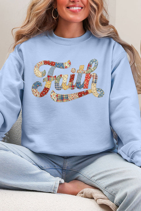 Faith Sewn Sweet Ecosmart Crewneck Sweatshirt