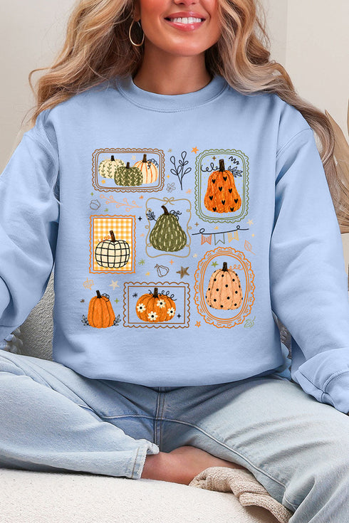 Lovely Gourd Doodles Ecosmart Crewneck Sweatshirt