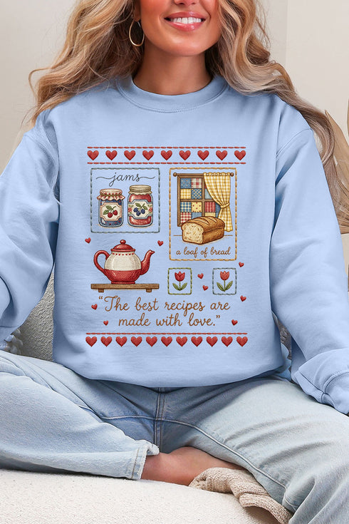 Made With Love Ecosmart Crewneck Sweatshirt