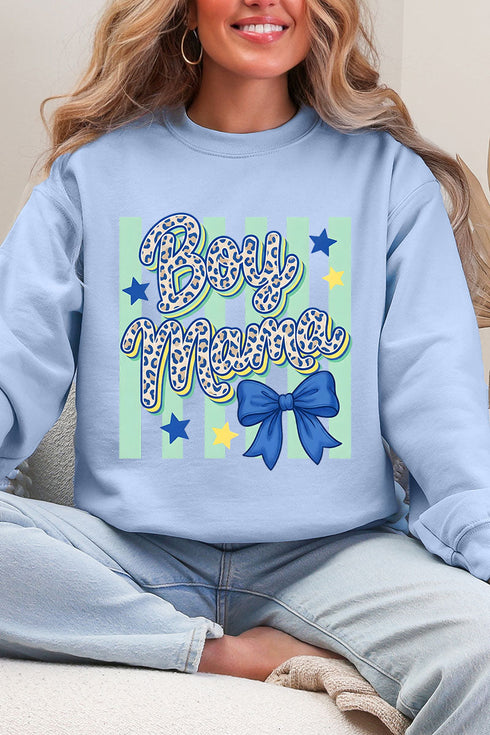 Wild Ones Boy Mama Ecosmart Crewneck Sweatshirt