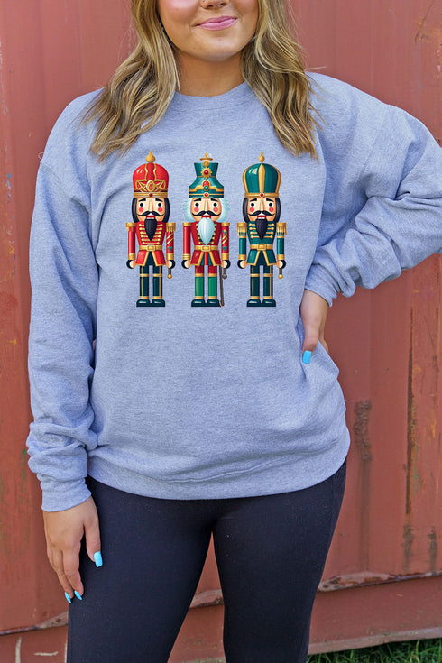 Magical Nutcrackers Of Christmas Ecosmart Crewneck Sweatshirt