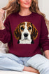 Faux Yarn Beagle Ecosmart Crewneck Sweatshirt