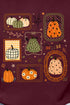 Lovely Gourd Doodles Ecosmart Crewneck Sweatshirt