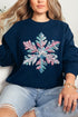 The Painted Snowflake Ecosmart Crewneck Sweatshirt