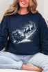 Vintage Santa Sleigh Ecosmart Crewneck Sweatshirt