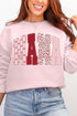 Blush And Bows Mama Ecosmart Crewneck Sweatshirt